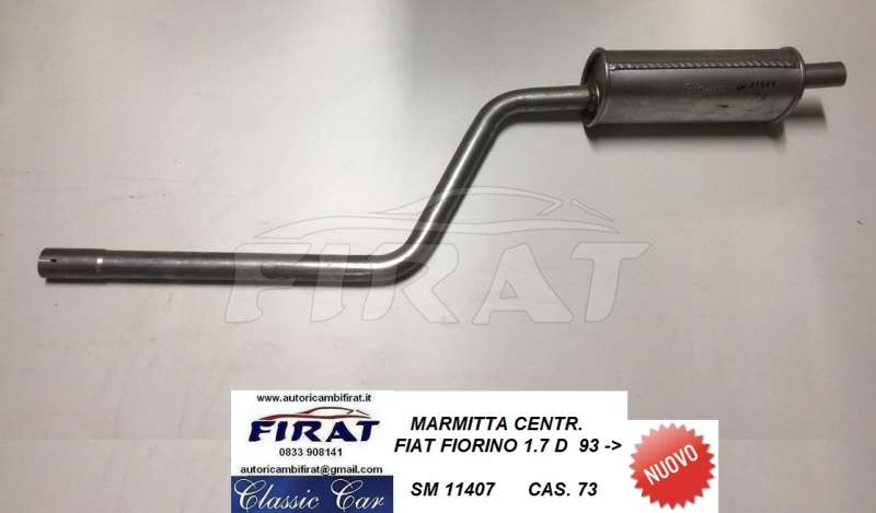 MARMITTA FIAT FIORINO 1700 D CENTRALE (11407) - Clicca l'immagine per chiudere